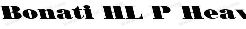 Bonati HL P Heavy字体转换
